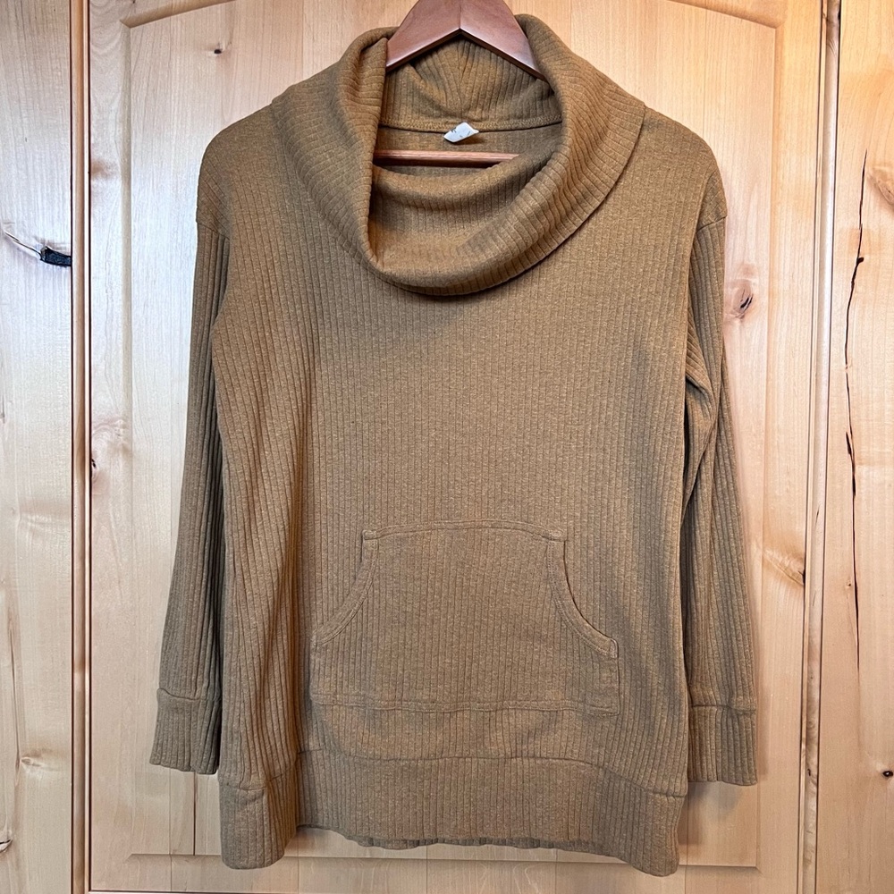 Kate Quinn Organic Cotton Cowl Neck Top